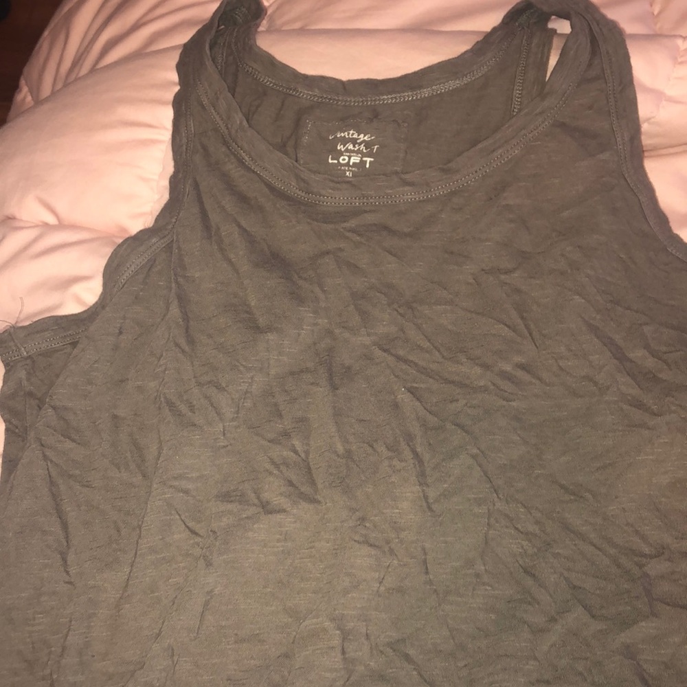 Loft vintage wash tank top